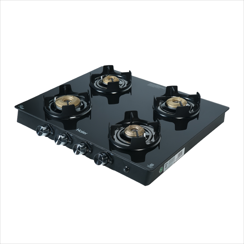 Haier 4 Burner Cooktop with Battery operated Auto Ignition